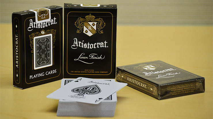 Aristocrat Poker Deck 727 - Schwarz - USPCC