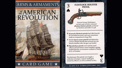 Armas y armamentos de la revolución americana Naipes Barajas de naipes Deinparadies.ch