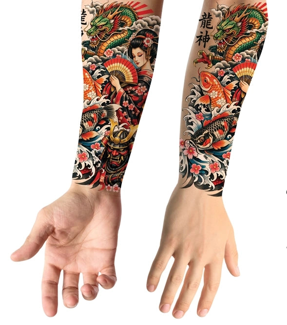 Armtattoo Sticker Geisha-Guirca-Deinparadies.ch