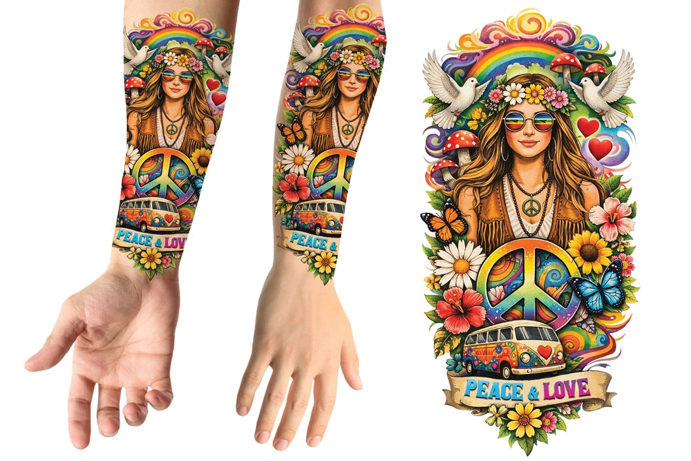 Armtattoo Sticker Hippiegirl-Guirca-Deinparadies.ch