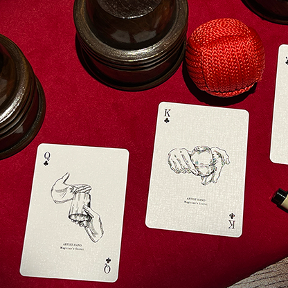 Artist Hand Playing Cards