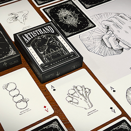 Artist Hand Playing Cards