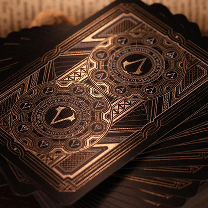 Assassin's Creed Legacy Version 2 Onyx (Hidden Blade) Playing Cards-Room One-Deinparadies.ch