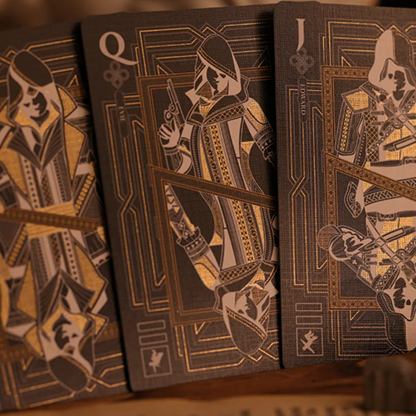 Assassin's Creed Legacy Version 2 Onyx (Hidden Blade) Playing Cards-Room One-Deinparadies.ch