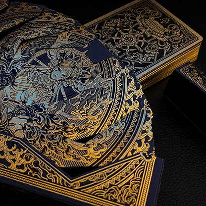 Asura Deluxe Blue Playing Cards-Hypie Lab-Deinparadies.ch