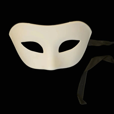 Augenmaske einfach | weiss-Party Owl Supplies-Deinparadies.ch