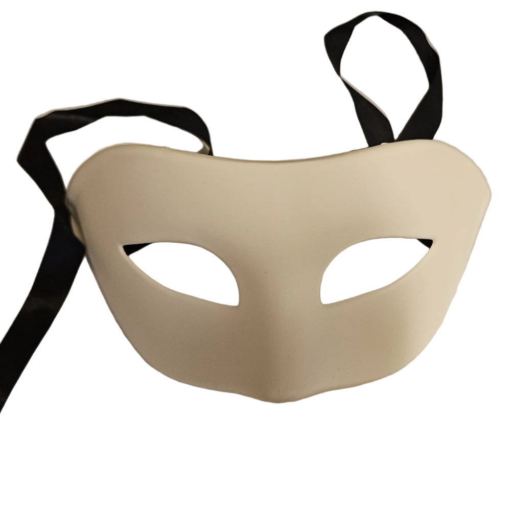 Augenmaske einfach | weiss-Party Owl Supplies-Deinparadies.ch