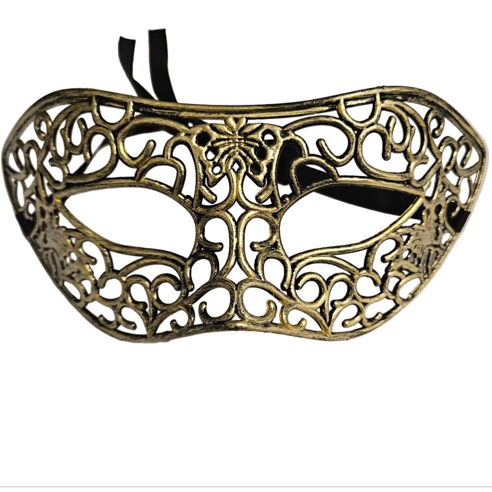 Augenmaske gold | Venetian Brocate-Party Owl Supplies-Deinparadies.ch