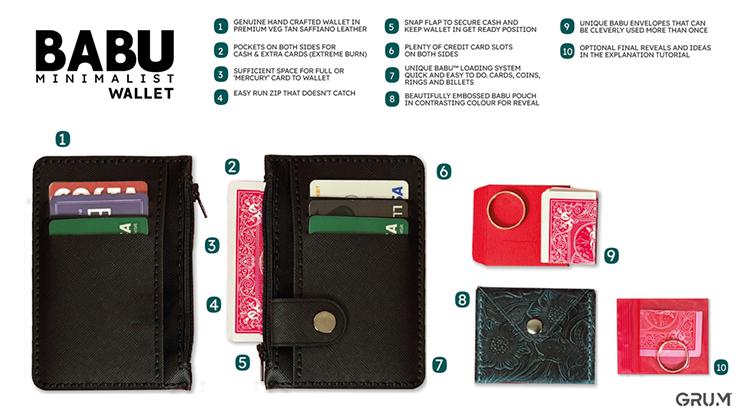 BABU Wallet Minimal | GRUM®-GRUM HANDCRAFTED-Deinparadies.ch