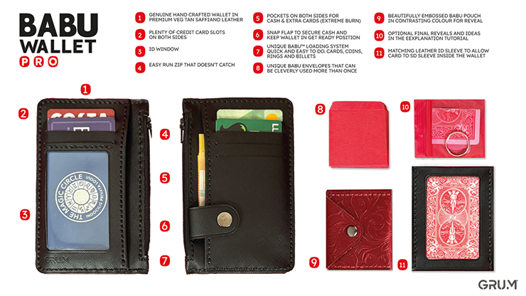 BABU Wallet Pro | GRUM®-GRUM HANDCRAFTED-Deinparadies.ch