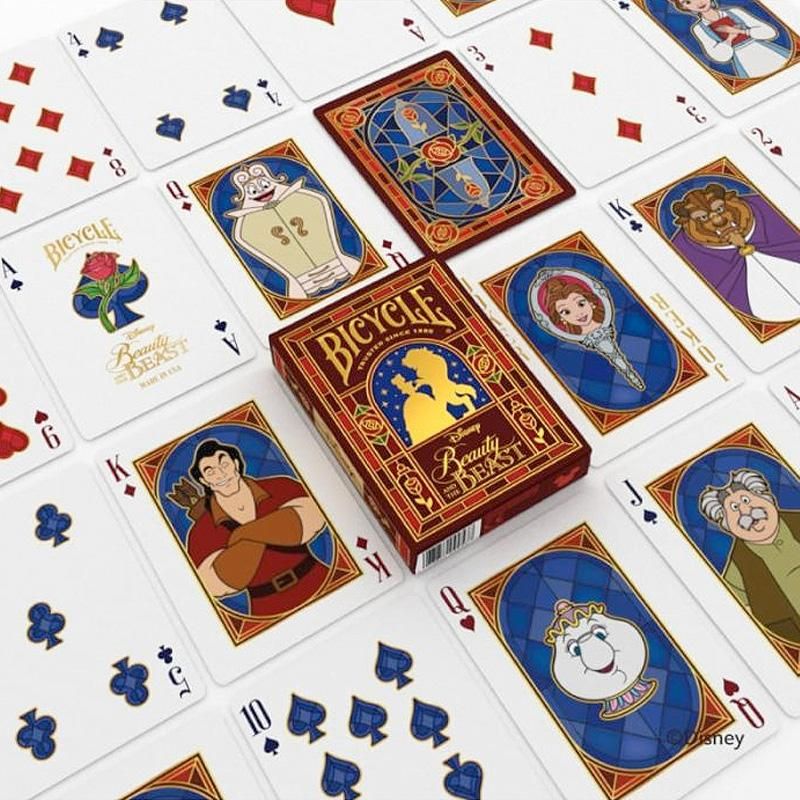 Bicycle Disney Playing Cards | Beauty and the Beast