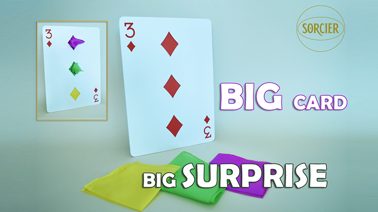 BIG CARD - BIG SUPRISE | Sorcier-Sorcier Magic-Deinparadies.ch