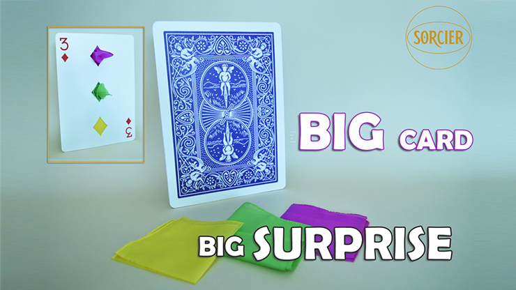 BIG CARD - BIG SUPRISE | Sorcier-Sorcier Magic-Deinparadies.ch