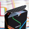 BLACK EDITION FULTON STREET MTA PLAYING CARDS (1972 VIGNELLI MAP EDITION)-FULTONS Playing Cards-Deinparadies.ch