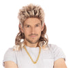 Parrucca mullet anni '80 da uomo