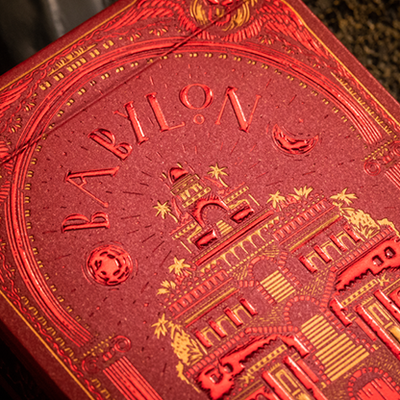 Babylon Playing Cards | Riffle Shuffle Rot-Murphy's Magic-Deinparadies.ch