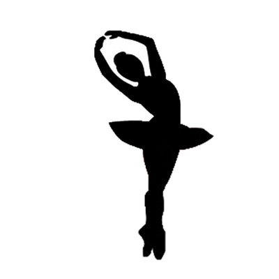 Glitzertattoo Schablone | 5x Ballerina