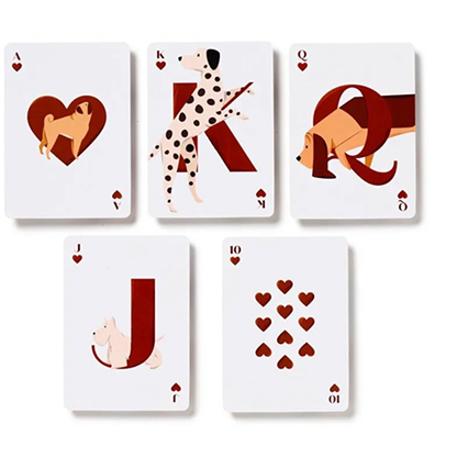 Barks Dog Playing Cards-David Jon-Deinparadies.ch