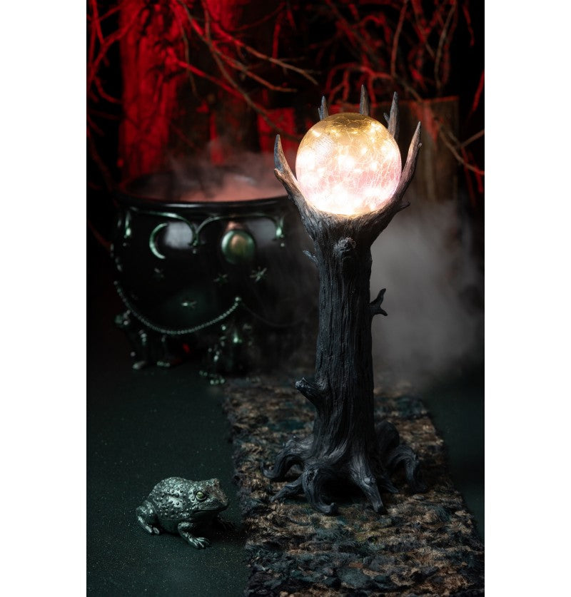 Baumhand mit violetter Wahrsagekugel-Chaks-Deinparadies.ch
