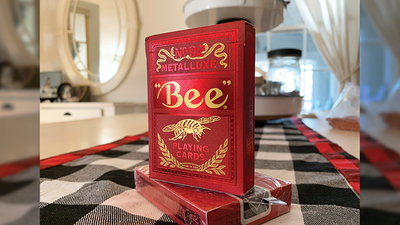 Bee Red MetalLuxe Naipes US Playing Card Co Deinparadies.ch