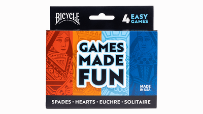 Bicycle 4 Game Pack (Euchre, Spades, Hearts e Solitaire) di US Playing Card Bicycle a Deinparadies.ch