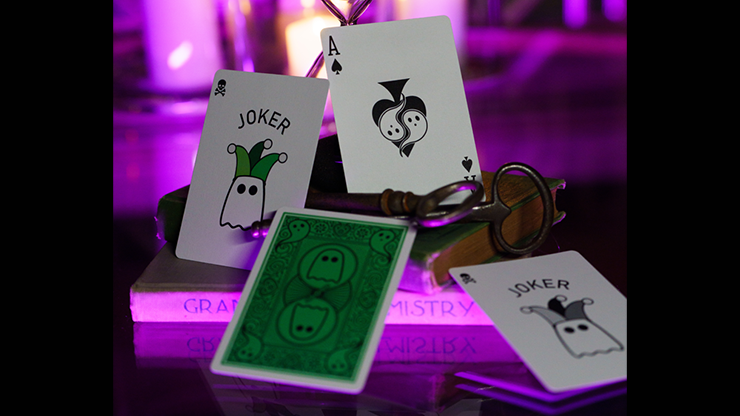 Bicycle Boo Back Playing Cards (Green)-Deinparadies.ch-Deinparadies.ch
