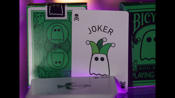 Bicycle Boo Back Playing Cards (Green)-Deinparadies.ch-Deinparadies.ch