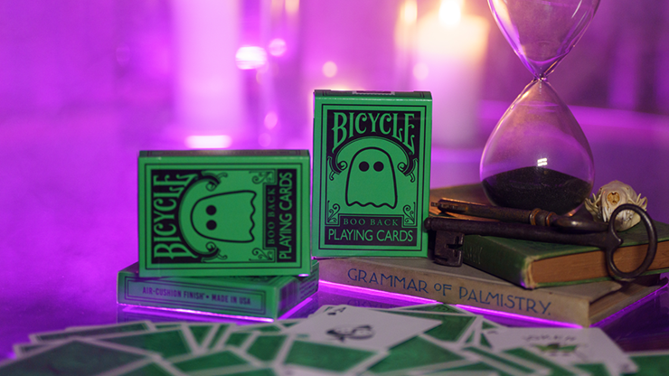 Bicycle Boo Back Playing Cards (Green)-Deinparadies.ch-Deinparadies.ch