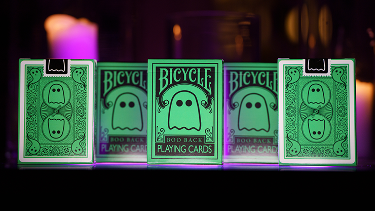 Bicycle Boo Back Playing Cards (Green)-Deinparadies.ch-Deinparadies.ch