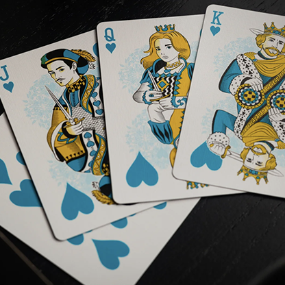 Bicycle Cool Blue Neon Rider Back Playing Cards-Card-Addiction-Deinparadies.ch