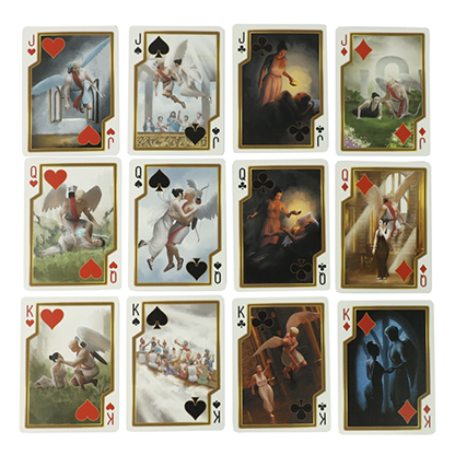 Bicycle Cupid (Numbered Custom Seals) Playing Cards