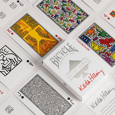 Bicycle Keith Haring (Box Set Red and Blue) Playing Cars | US Playing Cards-US Playing Card Co.-Deinparadies.ch