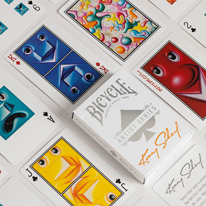 Bicycle Kenny Scharf Purple/Orange Box Set | US Playing Cards-US Playing Card Co.-Deinparadies.ch
