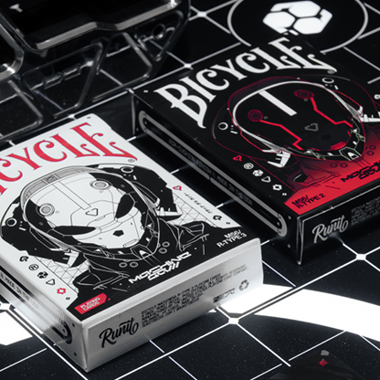 Bicycle Machine56 R-TYPE/3 White Playing Cards | RunIt Decks-Bicycle-Deinparadies.ch