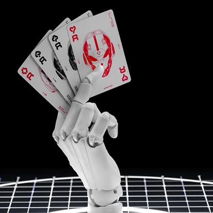 Bicycle Machine56 R-TYPE/3 White Playing Cards | RunIt Decks-Bicycle-Deinparadies.ch