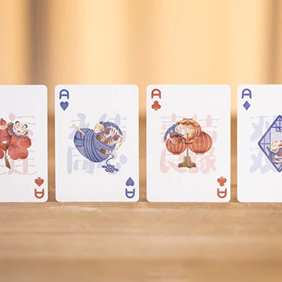 Bicycle Mascot (Tiger Sniffs the Rose) Playing Cards-Secret Factory-Deinparadies.ch