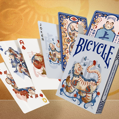Bicycle Mascot (Tiger Sniffs the Rose) Playing Cards-Secret Factory-Deinparadies.ch
