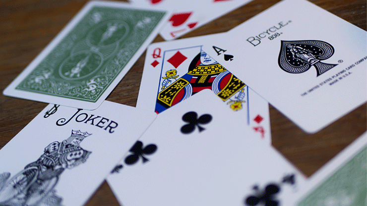 Bicycle Metallic Emerald Playing Cards-Deinparadies.ch-Deinparadies.ch