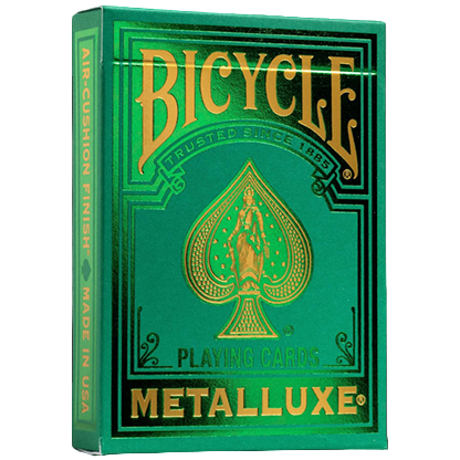 Bicycle Metalluxe Green Playing Cards | US Playing Card Co.-US Playing Card Co.-Deinparadies.ch