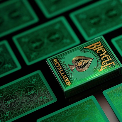 Bicycle Metalluxe Green Playing Cards | US Playing Card Co.-US Playing Card Co.-Deinparadies.ch