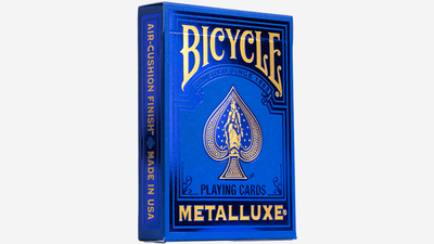 Bicycle Naipes Metalluxe | azul Bicycle en Deinparadies.ch