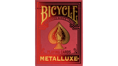 Bicycle Metalluxe Red Playing Cards | US Playing Card Co.