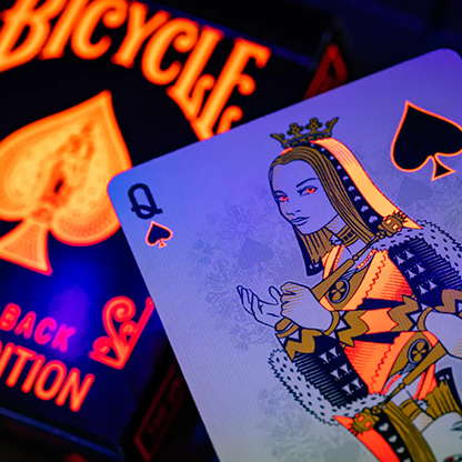 Bicycle Neon Solar-Orange Rider Back Playing Cards-Card-Addiction-Deinparadies.ch