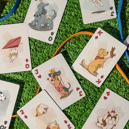 Bicycle Playful Dog Playing Cards