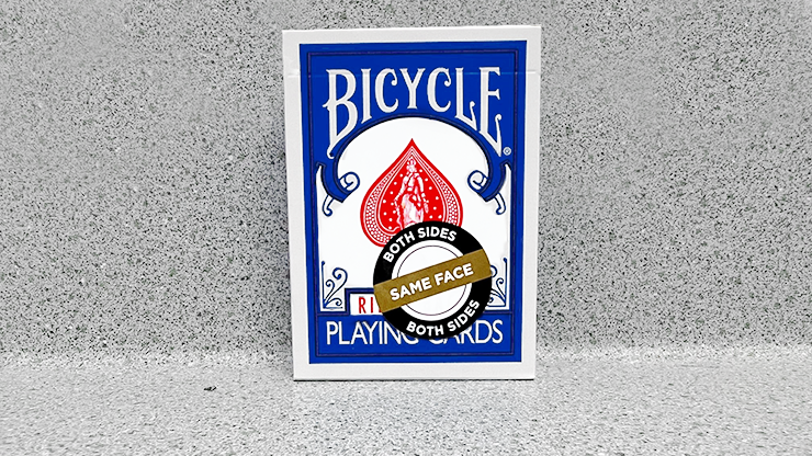 Bicycle Poker 2 Faced Mirror Playing Card Blue Murphy's Magic Deinparadies.ch
