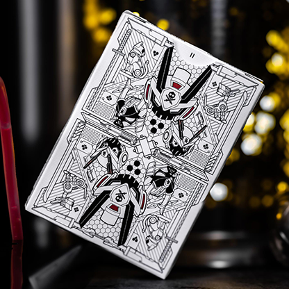 Bicycle Quiccs Playing Cards | Ghost White-RUNIT-Deinparadies.ch