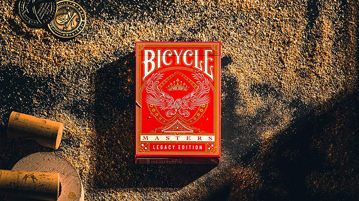 Bicycle Red Legacy Masters Playing Cards Ellusionist en Deinparadies.ch