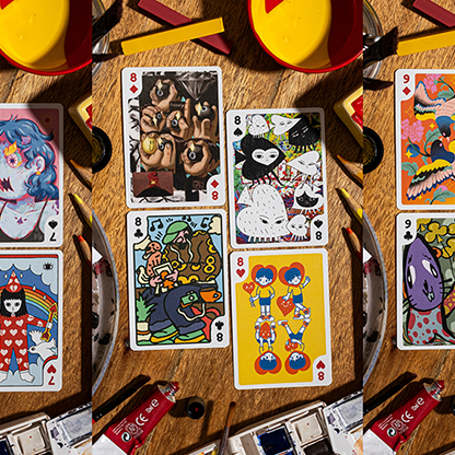 Bicycle Sari Sari (Code Red Edition) Playing Cards-RUNIT-Deinparadies.ch