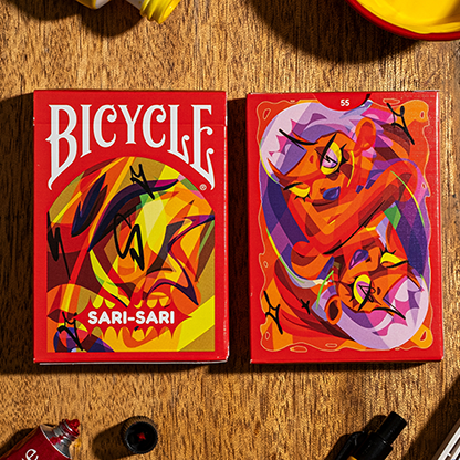 Bicycle Sari Sari (Code Red Edition) Playing Cards-RUNIT-Deinparadies.ch