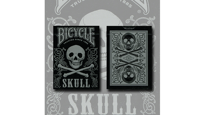 Bicycle Skull Metallic (Silver) USPCC por Gambler's Warehouse en Gamblers Warehouse Deinparadies.ch